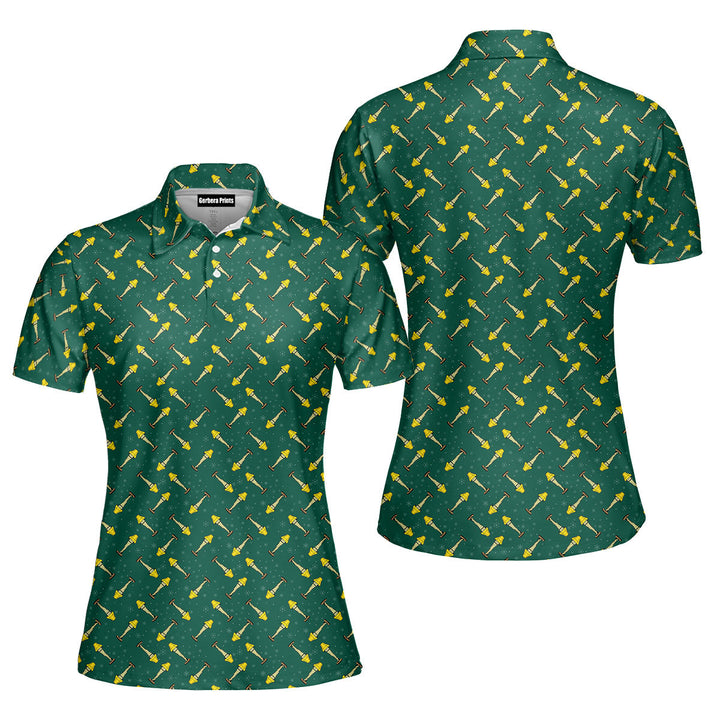 The Fragile Leg Lamp Christmas Funny Polo Shirt For Women 