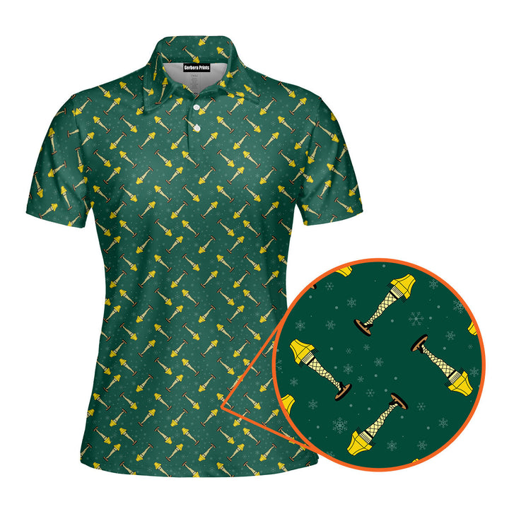 The Fragile Leg Lamp Christmas Funny Polo Shirt For Women 