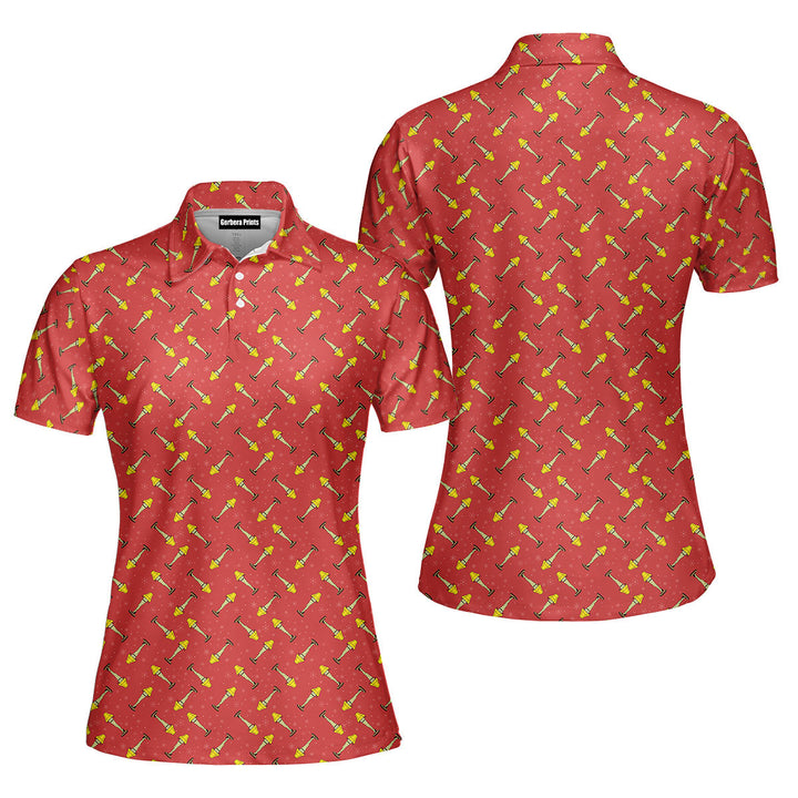 The Fragile Leg Lamp Christmas Funny Polo Shirt For Women 