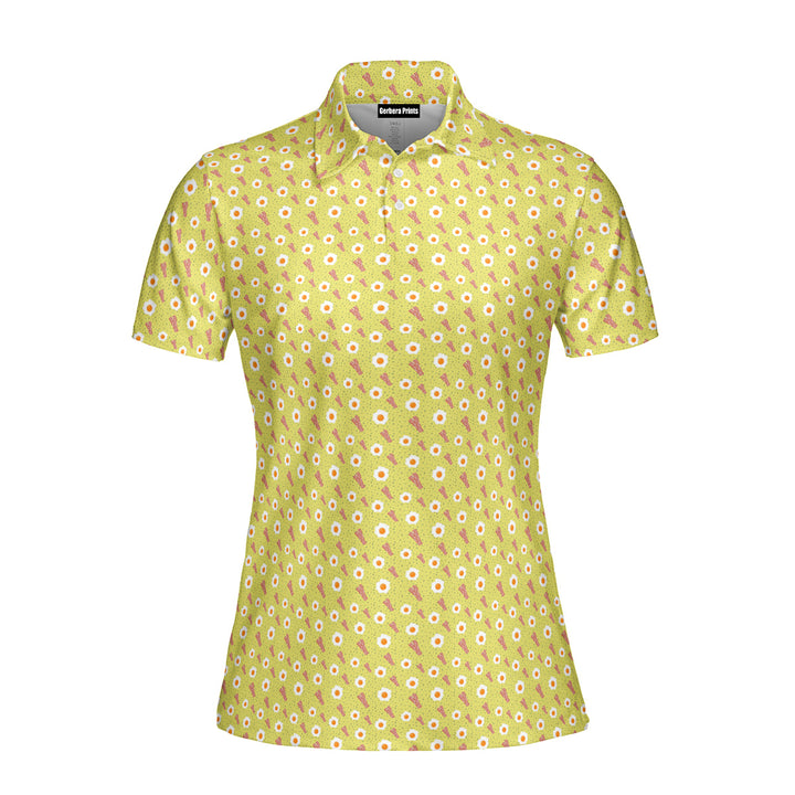 Breakfast Balls Funny Polo Shirt For Women 