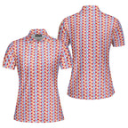 Colorful Blissful Stopper-Polo Shirt For Women-Gerbera Prints