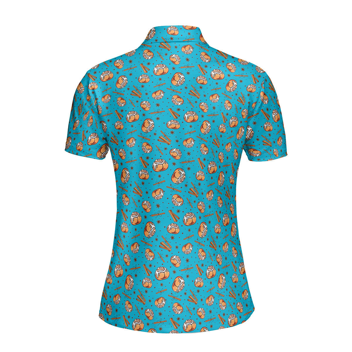 Buns-Polo Shirt For Women-Gerbera Prints