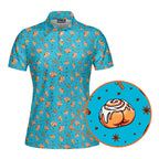 Buns-Polo Shirt For Women-Gerbera Prints