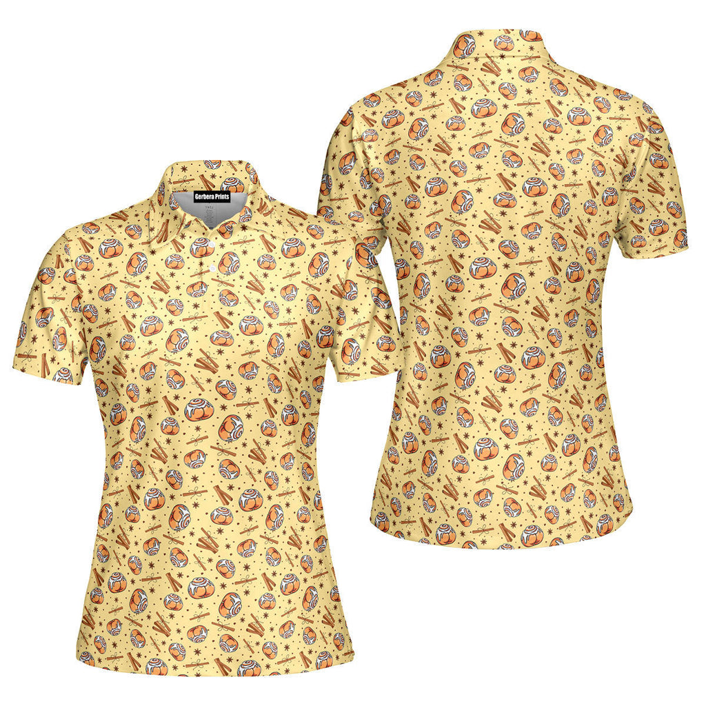 Buns-Polo Shirt For Women-Gerbera Prints