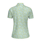 Chicks Dig Me Easter Eggs-Polo Shirt For Women-Gerbera Prints