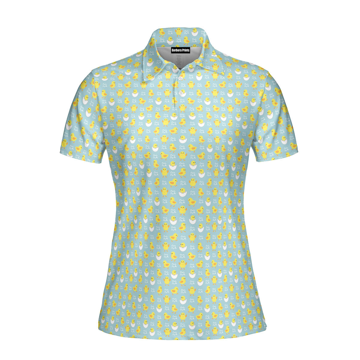 Chicks Dig Me Easter Eggs-Polo Shirt For Women-Gerbera Prints