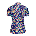 Skittles Candy-Polo Shirt For Women-Gerbera Prints