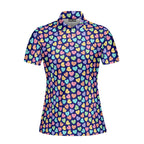 Skittles Candy-Polo Shirt For Women-Gerbera Prints
