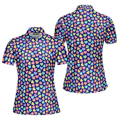Skittles Candy Funny Polo Shirt For Women