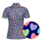 Skittles Candy-Polo Shirt For Women-Gerbera Prints