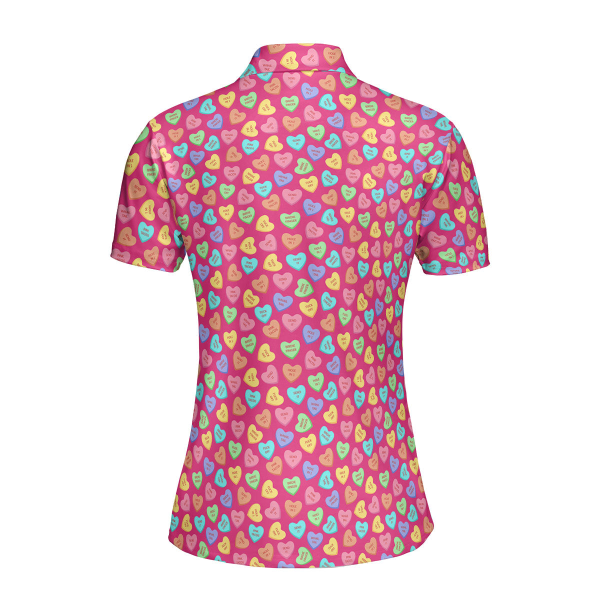 Skittles Candy-Polo Shirt For Women-Gerbera Prints