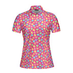 Skittles Candy-Polo Shirt For Women-Gerbera Prints