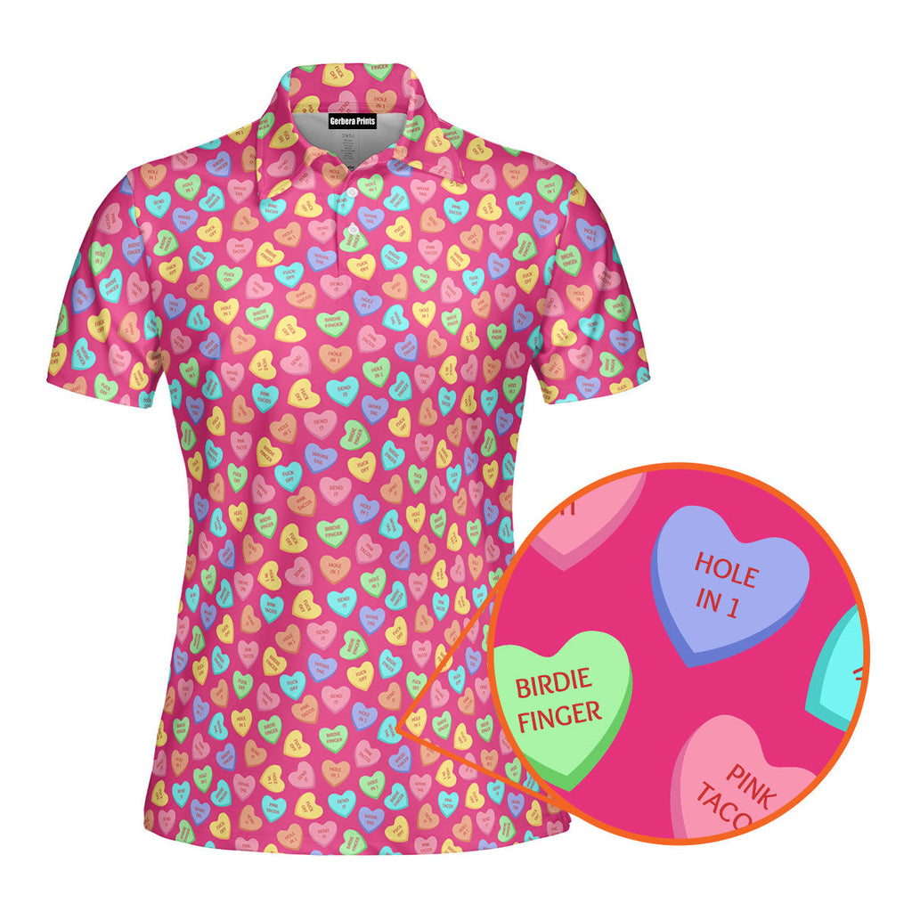 Skittles Candy-Polo Shirt For Women-Gerbera Prints