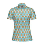 Milk 'N' Cookies-Polo Shirt For Women-Gerbera Prints