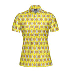 Milk 'N' Cookies-Polo Shirt For Women-Gerbera Prints