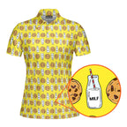 Milk 'N' Cookies-Polo Shirt For Women-Gerbera Prints