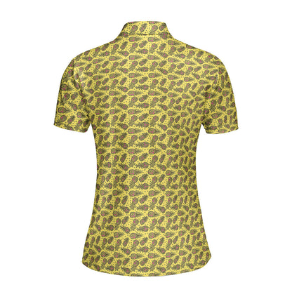 Pineapple Slut Funny Polo Shirt For Women