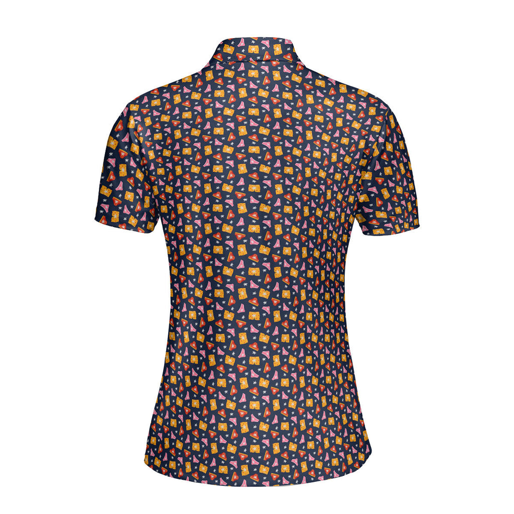 Wet Dream-Polo Shirt For Women-Gerbera Prints