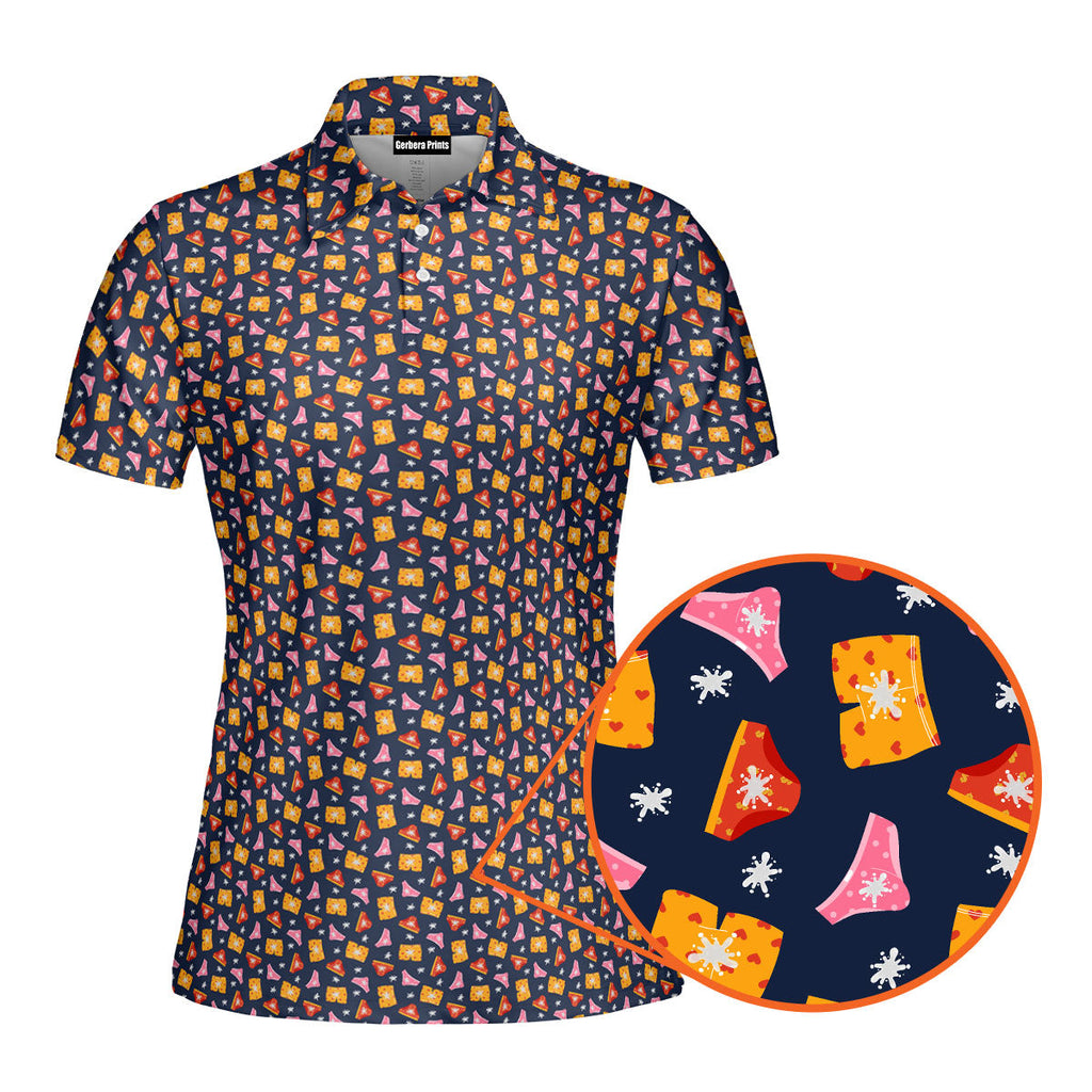 Wet Dream-Polo Shirt For Women-Gerbera Prints