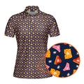 Wet Dream-Polo Shirt For Women-Gerbera Prints