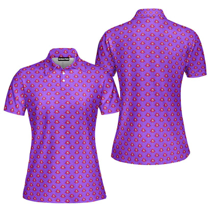 Disco Stick Funny Polo Shirt For Women