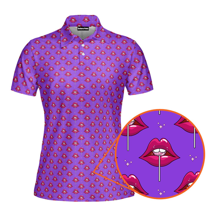 Disco Stick Funny Polo Shirt For Women