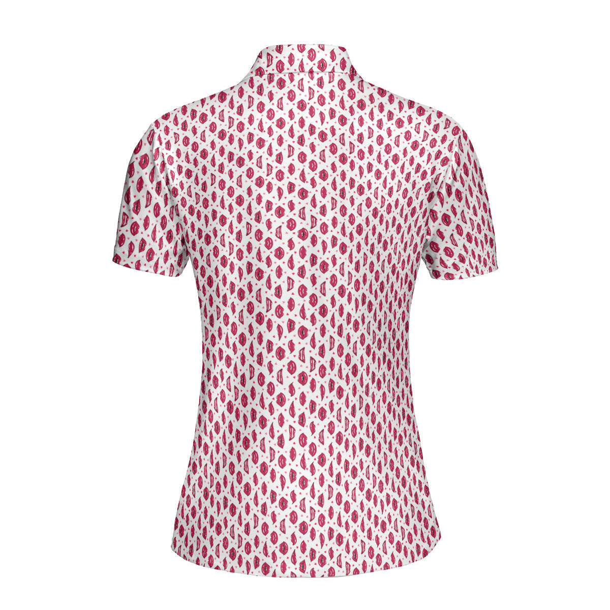 Vertical Smile-Polo Shirt For Women-Gerbera Prints