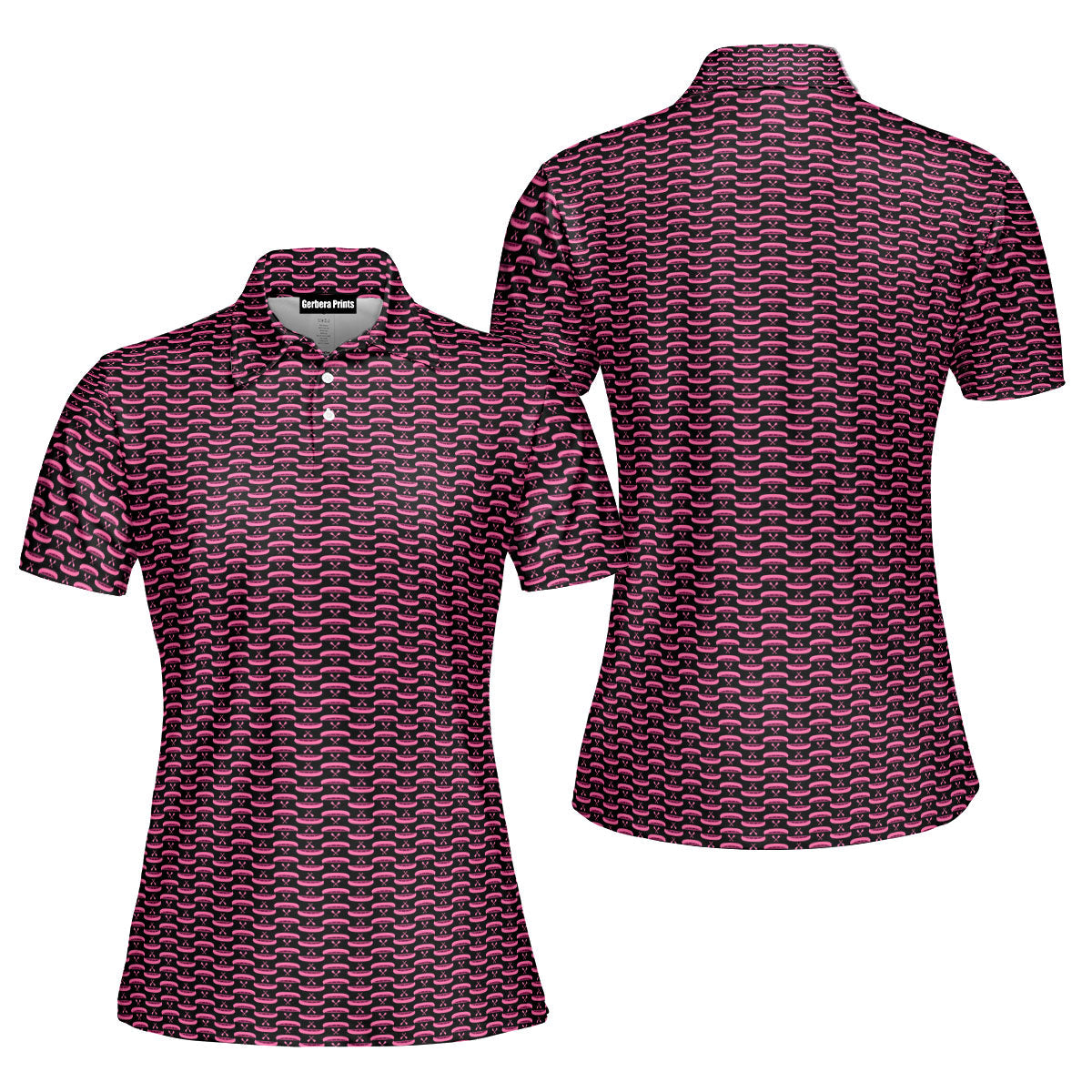 Paddle the Pink Canoe Funny Polo Shirt For Women 