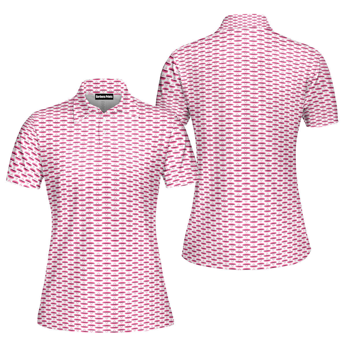 Paddle the Pink Canoe Funny Polo Shirt For Women 