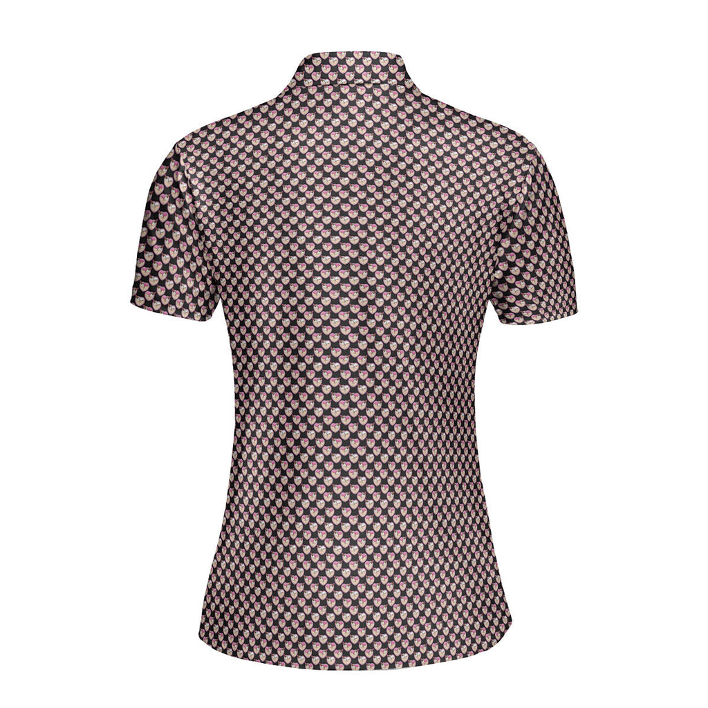 Whip Cream Dream-Polo Shirt For Women-Gerbera Prints
