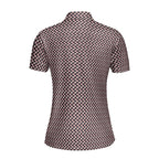 Whip Cream Dream-Polo Shirt For Women-Gerbera Prints
