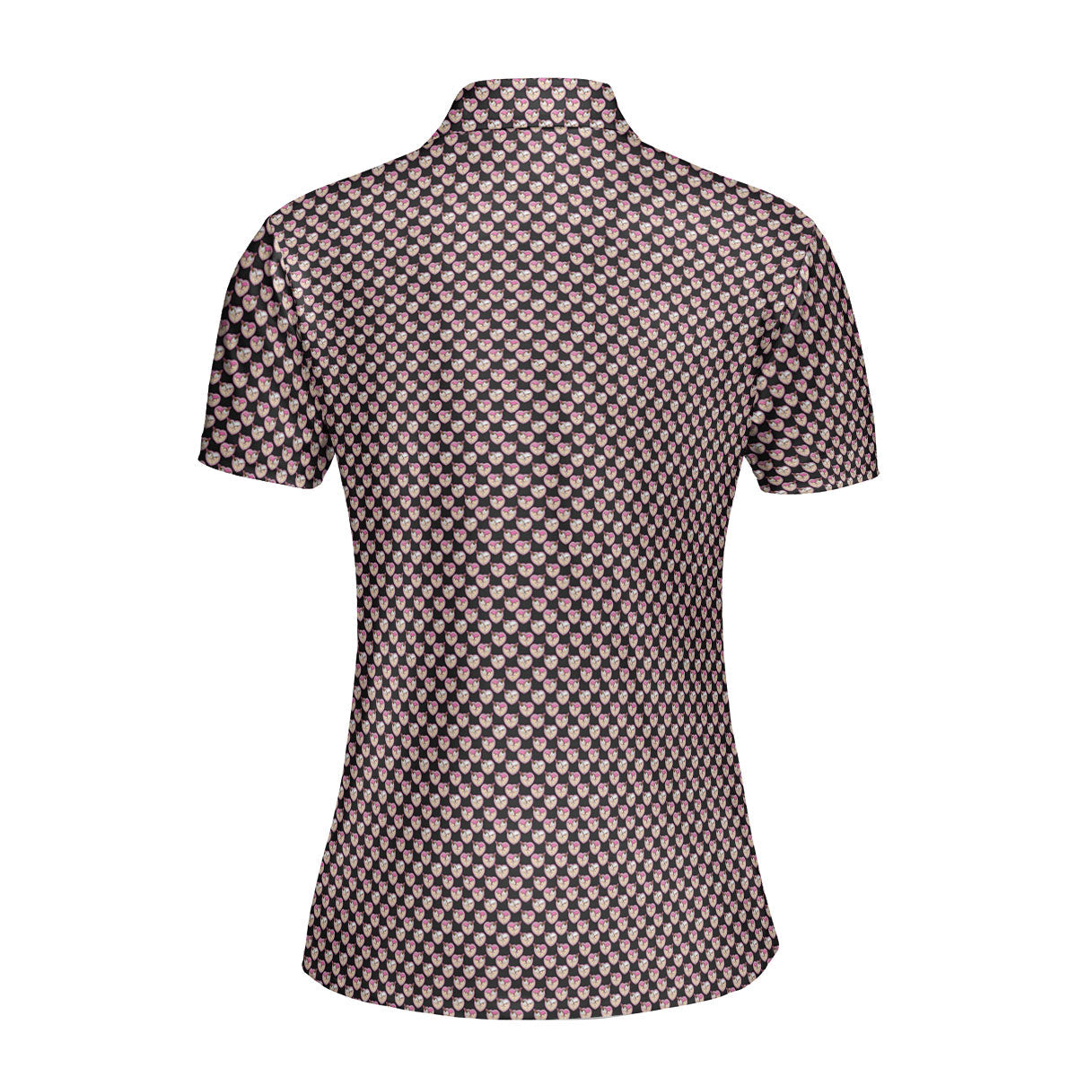 Whip Cream Dream-Polo Shirt For Women-Gerbera Prints