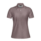 Whip Cream Dream-Polo Shirt For Women-Gerbera Prints