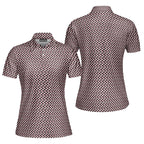 Whip Cream Dream-Polo Shirt For Women-Gerbera Prints