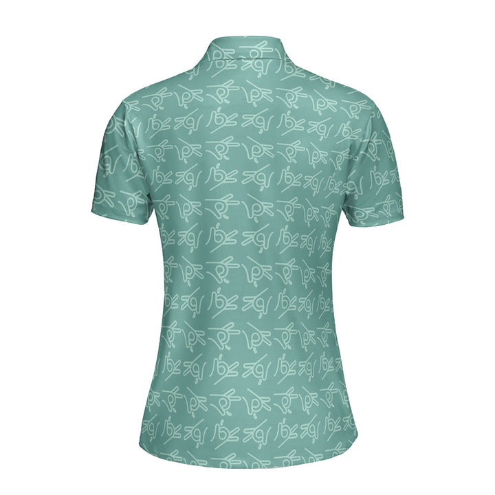 Bean Flicker Funny Polo Shirt For Women 