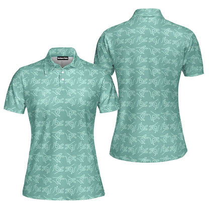 Bean Flicker Funny Polo Shirt For Women 