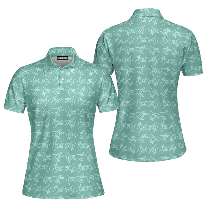 Bean Flicker Funny Polo Shirt For Women 