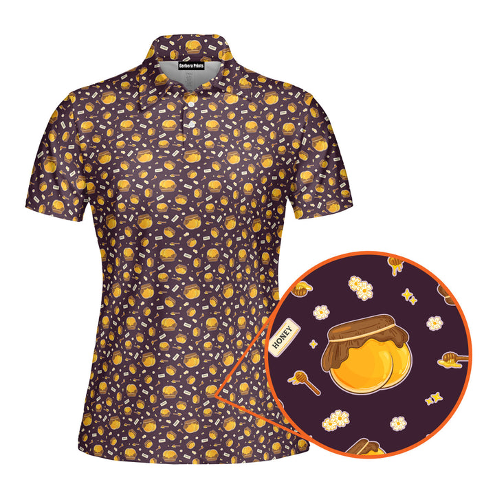 Honey Pot Funny Polo Shirt For Women