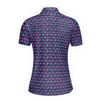 Booty Money-Polo Shirt For Women-Gerbera Prints
