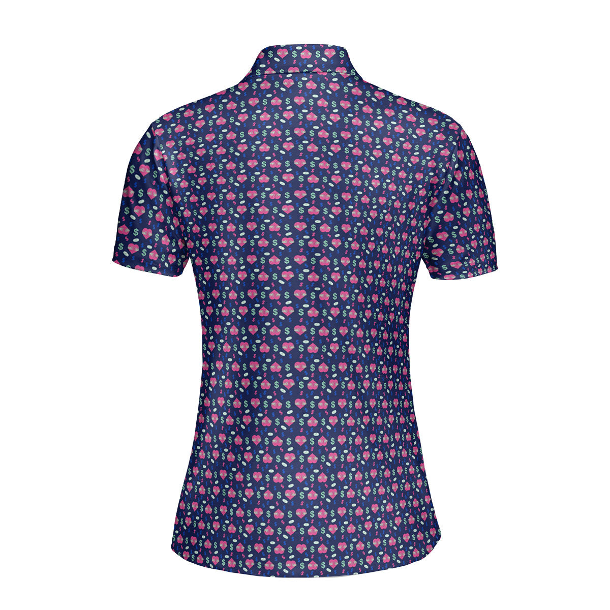 Booty Money-Polo Shirt For Women-Gerbera Prints