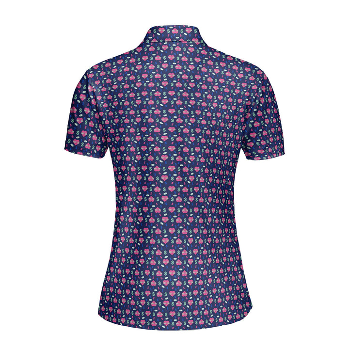 Booty Money Funny Polo Shirt For Women 