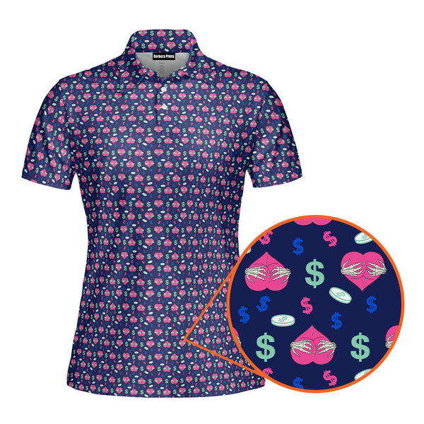 Booty Money Funny Polo Shirt For Women 