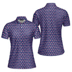 Booty Money-Polo Shirt For Women-Gerbera Prints