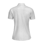 Shaking Hands Skeleton-Polo Shirt For Women-Gerbera Prints