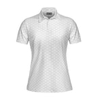 Shaking Hands Skeleton-Polo Shirt For Women-Gerbera Prints