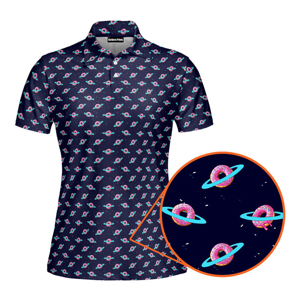 Donut Planet Funny Polo Shirt For Women 