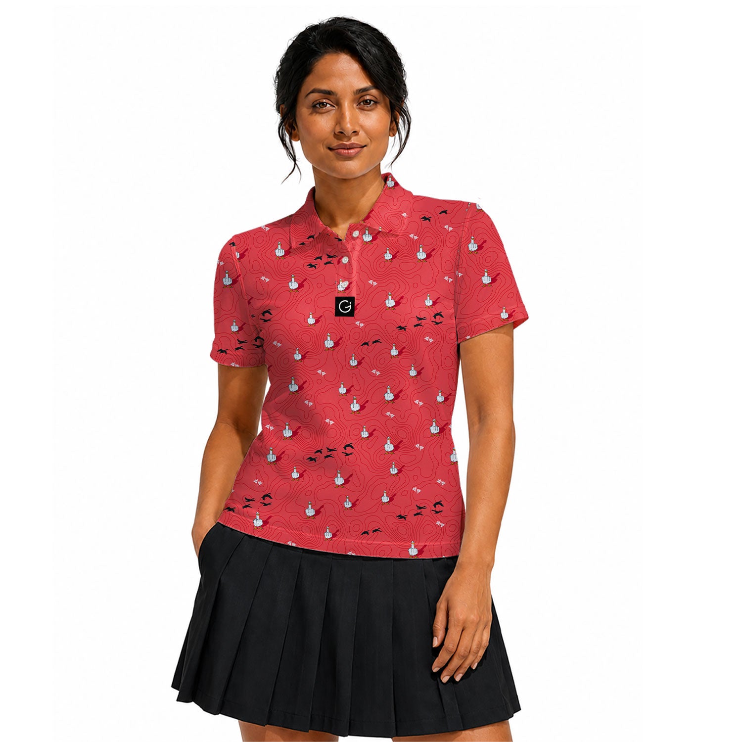 Duck You Polo Shirt For Women