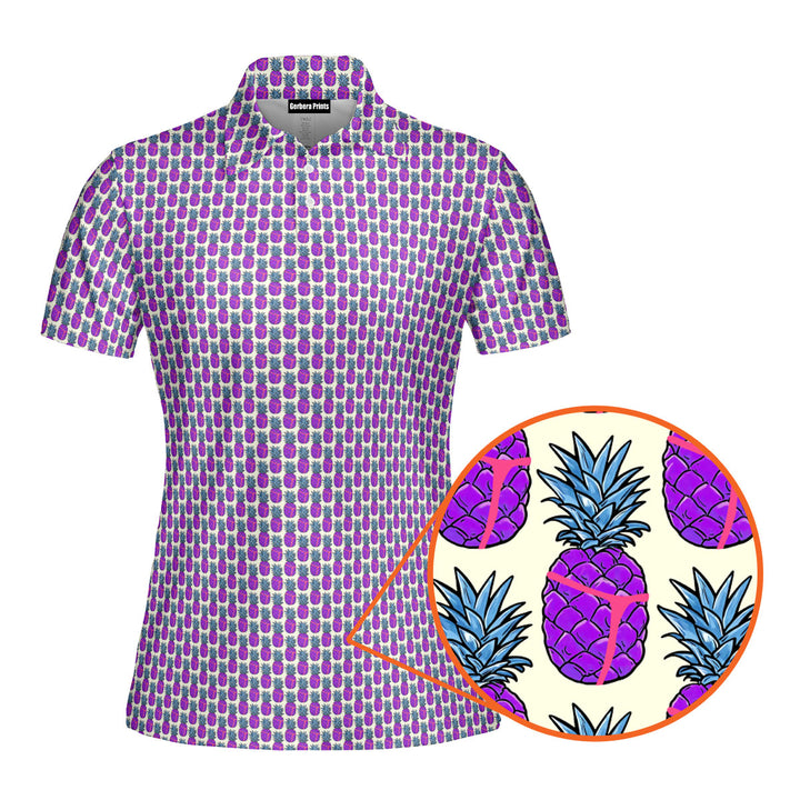 Slutty Pineapple Funny Polo Shirt For Women