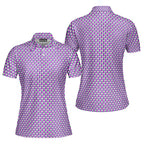 Slutty Pineapple-Polo Shirt For Women-Gerbera Prints