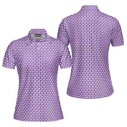 Slutty Pineapple Funny Polo Shirt For Women